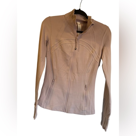 NWT Lululemon define jacket nulu PROCELAIN PINK Size 6